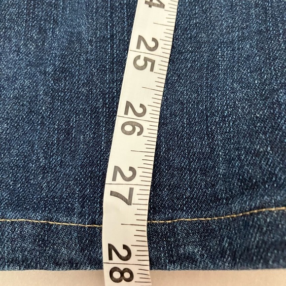 American Eagle Original‎ Boot Jeans Womens 6 Low Rise Long Flare Stretch Denim - Picture 7 of 8